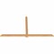 Ekena Millwork Eugene Smooth Timber Gable Bracket, Western Red Cedar, 84"W x 45"H x 1 1/2"D x 3 1/2"F, 13/12 Pitch GBW084X45X0204EUG00SWR - alternate 2